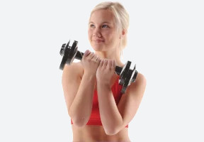 Hanteln und Gewichte