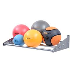 top | vit® Wandhalterung 64 cm 4 Ablagestangen | silber