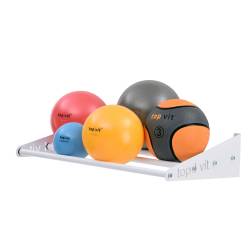 top | vit® Wandhalterung 64 cm 4 Ablagestangen | Weiß