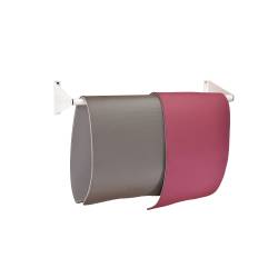 top | vit® matten.wandhalter, erhältlich in 2 verschiedenen Längen ca. 135 cm | weiß