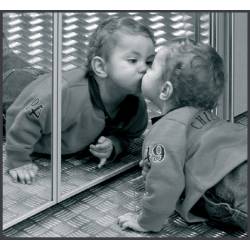 Wandkorrekturspiegel, 200 x 100 cm 