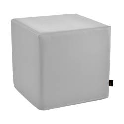 Lagerungswürfel mit Styroporkern 50x50x50cm | Chrom