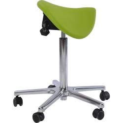 Reitersattelhocker mit Neigungsverstellung, Aluminium, 60-86 cm 