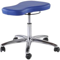 Hippo-Hocker (Ringauslösung), Aluminium-Fußkreuz, 45-60 cm 