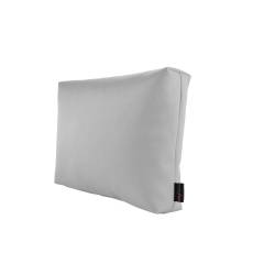 Massagekopfkissen mit Schaumstoff-Flocken 40 x 30 x 9 cm | Chrom