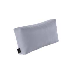 Massagekopfkissen mit Schaumstoff-Flocken 45 x 20 x 9 cm | Chrom