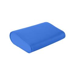 Nacken- Lagerungskissen, 32x21,5x9/1cm Eisblau