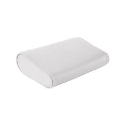 Nacken- Lagerungskissen, 32x21,5x9/1cm Weiß