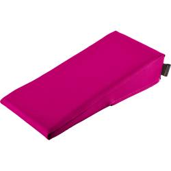 Keilkissen mit Kunstlederbezug 40x20x10/2 cm | Beere