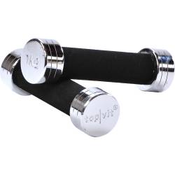 top | vit® chrom.dumbbell 1,0 kg | Stück