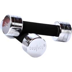 top | vit® chrom.dumbbell 2,0 kg | Paar