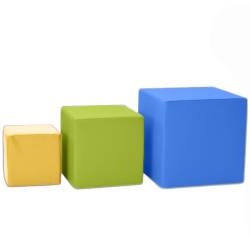 Lagerungswürfel mit Styroporkern 50x50x50cm | Royal