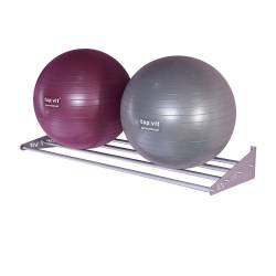 top | vit® Wandhalterung 64 cm Mittel | 4 Ablagestangen | Silber