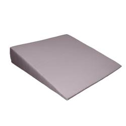 Sitzkeilkissen eckig, aus Verbundschaum mit Stoffbezug hellgrau