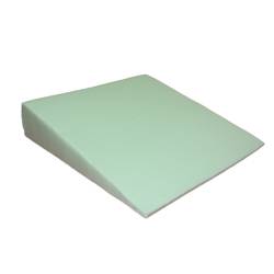 Sitzkeilkissen eckig, aus Verbundschaum mit Stoffbezug lindgrün