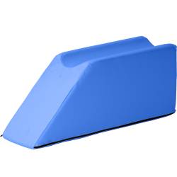 Lymphdrainagekeile mit einer Beinmulde, 75x22x30 cm | Eisblau