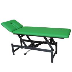 Gebrauchtliege 2-tlg., Hydraulik, mit neuer Polsterung, Beschichtung NEU 