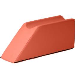 Lymphdrainagekeile mit einer Beinmulde, 75x22x30 cm | Karneol