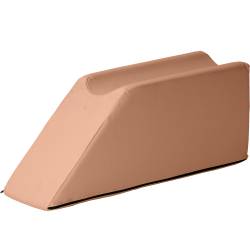 Lymphdrainagekeile mit einer Beinmulde, 75x22x30 cm | Nougat