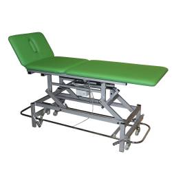Therapieliege 3-tlg., Elektrik, mit aufstellbarem Fußteil, inkl. Rundumschaltung 