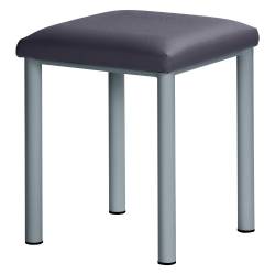 Therapiehocker eckig 55 cm | Silber | Anthrazit