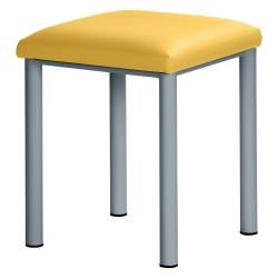 Therapiehocker eckig 55 cm | Silber | Mais