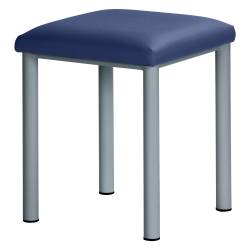 Therapiehocker eckig 55 cm | Silber | Royal