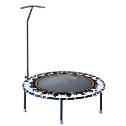 Trimilin® Jump 111 mit T-Haltestange schwarz | weiß | mit schraubbaren Beinen