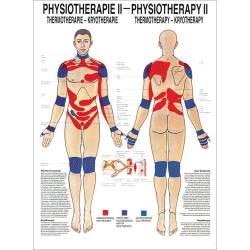 "Physiotherapie I-IX" Physiotherapie II-Thermotherapie | Poster 50 x 70 cm | unlaminiert