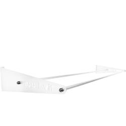 top | vit® Wandhalterung 64 cm Groß | 2 Ablagestangen | Weiß