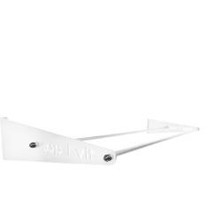 top | vit® Wandhalterung 64 cm Mittel | 2 Ablagestangen | Weiß