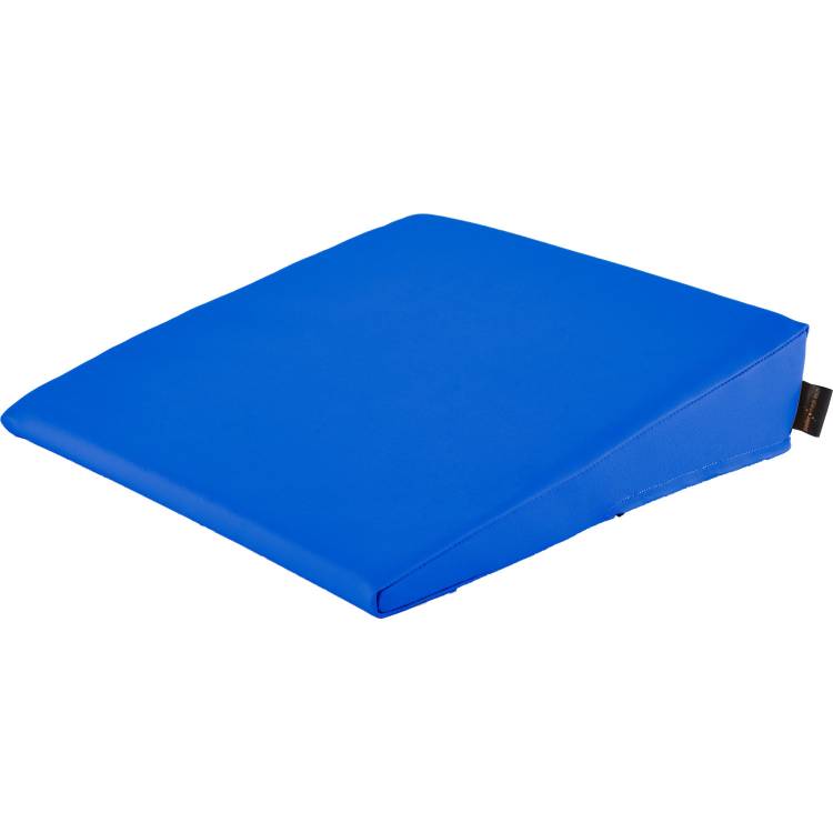 Öffne Keilkissen mit Kunstlederbezug