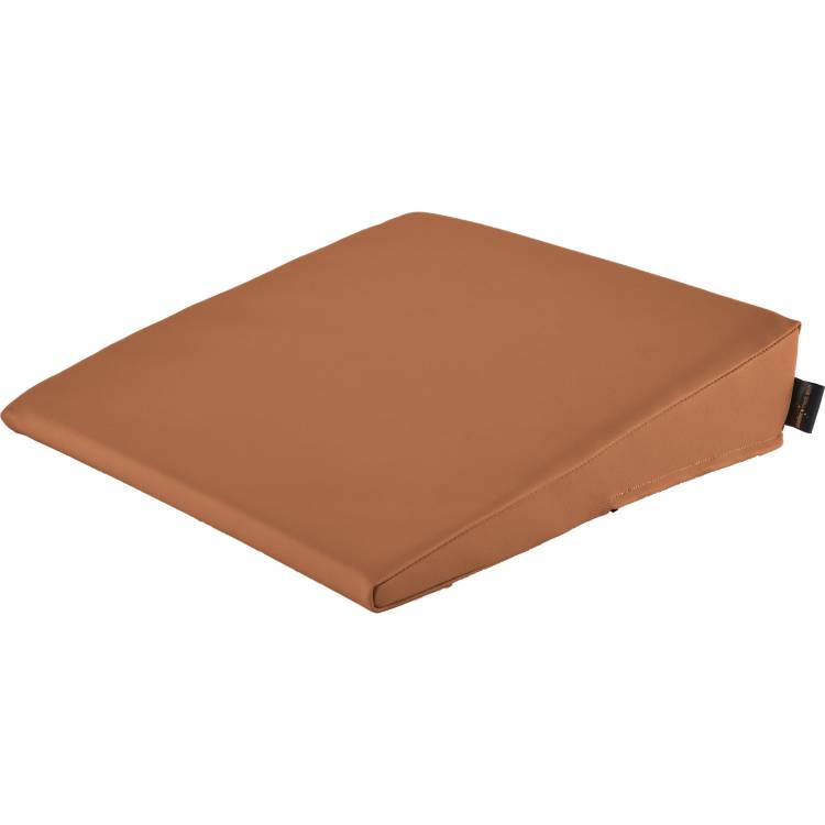 &Ouml;ffne Keilkissen mit Kunstlederbezug