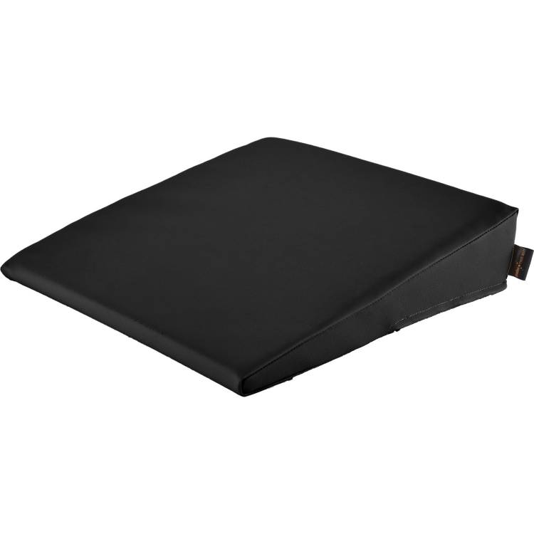 Öffne Keilkissen mit Kunstlederbezug