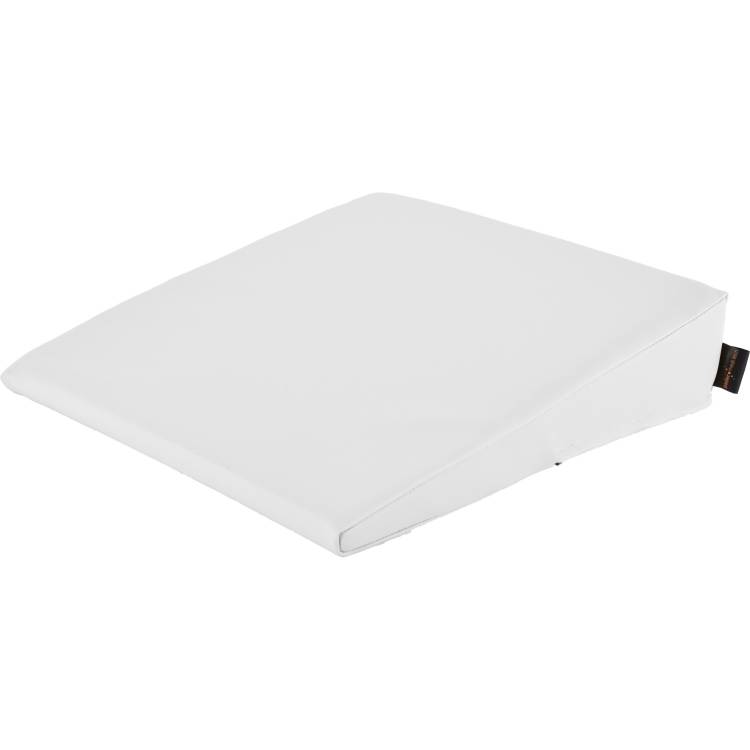 Öffne Keilkissen mit Kunstlederbezug