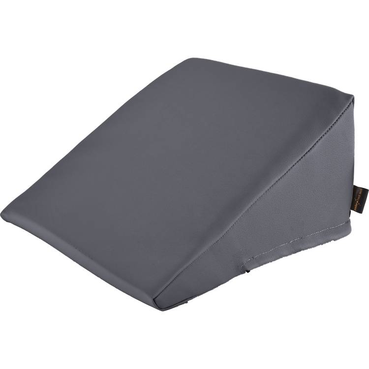 Öffne Keilkissen mit Kunstlederbezug