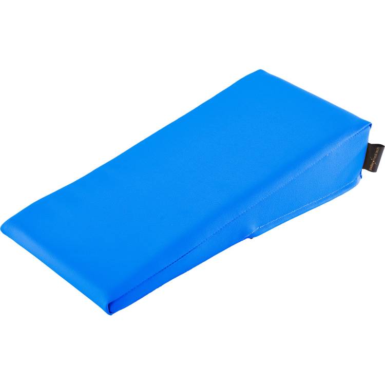 &Ouml;ffne Keilkissen mit Kunstlederbezug