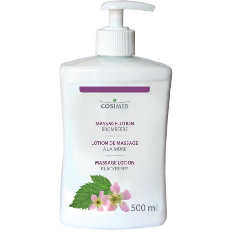Öffne Massagelotion Brombeere