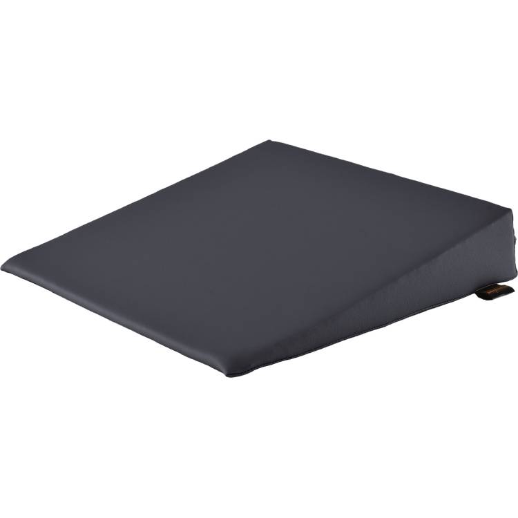 &Ouml;ffne Sitzkeilkissen eckig mit Kunstlederbezug, ca. 38 x 38 x 8/1 cm