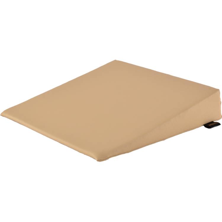 &Ouml;ffne Sitzkeilkissen eckig mit Kunstlederbezug, ca. 38 x 38 x 8/1 cm