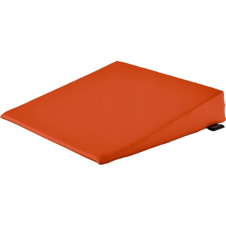 &Ouml;ffne Sitzkeilkissen eckig mit Kunstlederbezug, ca. 38 x 38 x 8/1 cm