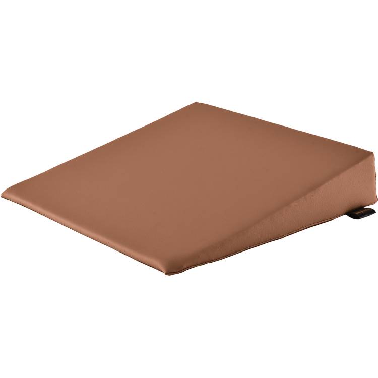 &Ouml;ffne Sitzkeilkissen eckig mit Kunstlederbezug, ca. 38 x 38 x 8/1 cm