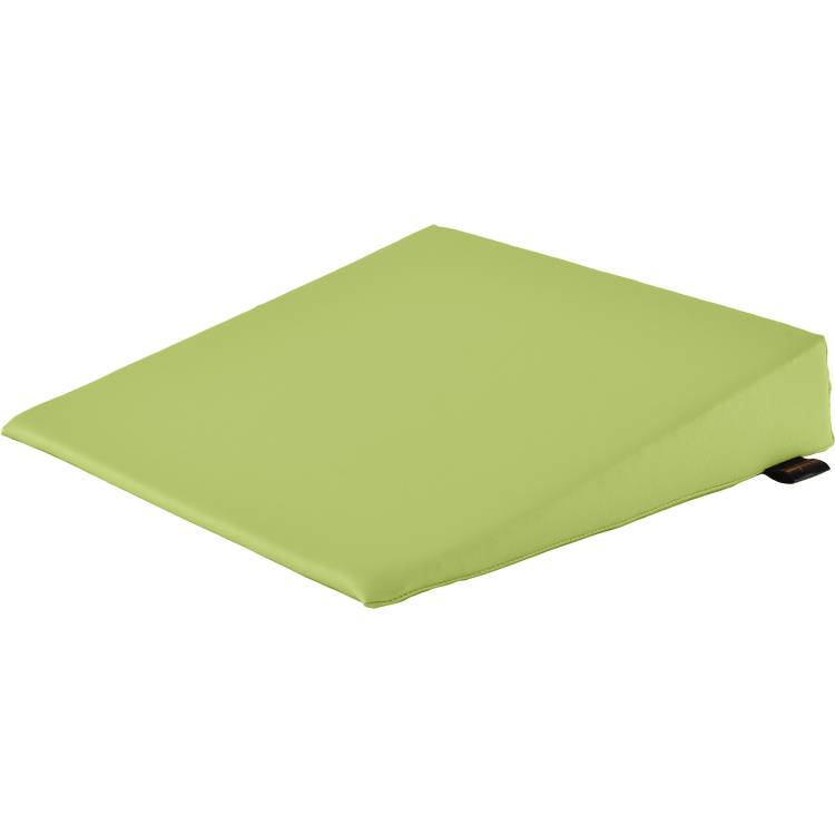 &Ouml;ffne Sitzkeilkissen eckig mit Kunstlederbezug, ca. 38 x 38 x 8/1 cm