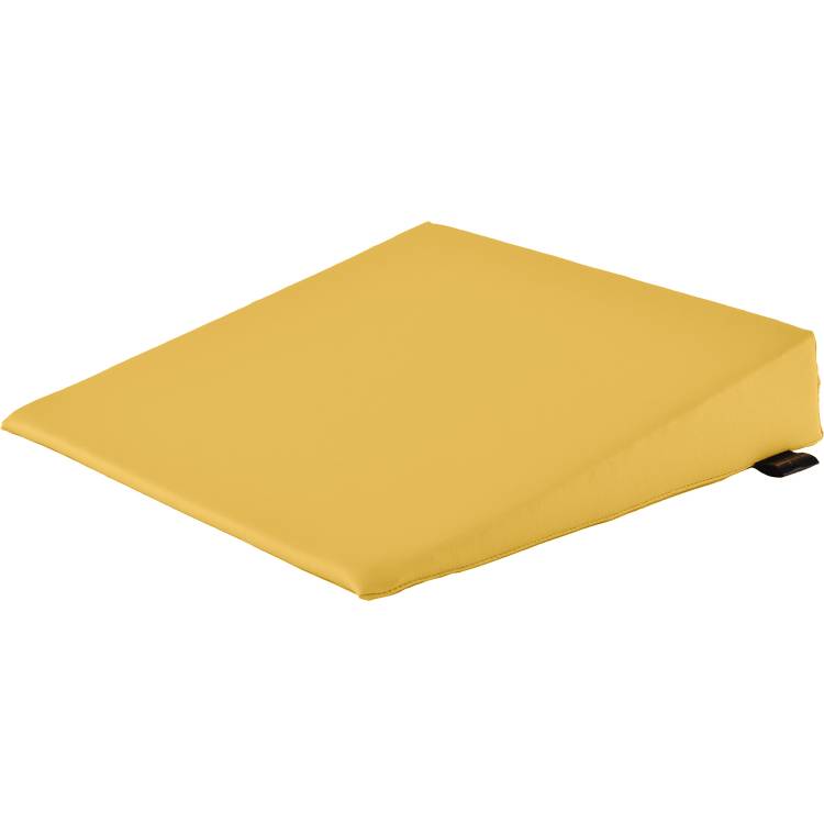 &Ouml;ffne Sitzkeilkissen eckig mit Kunstlederbezug, ca. 38 x 38 x 8/1 cm