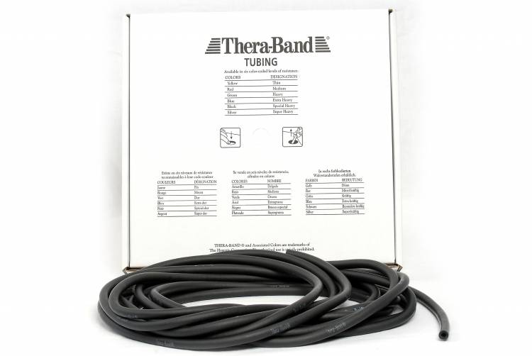 Öffne TheraBand® Tubing schwarz – 7,5 m | Spezial stark