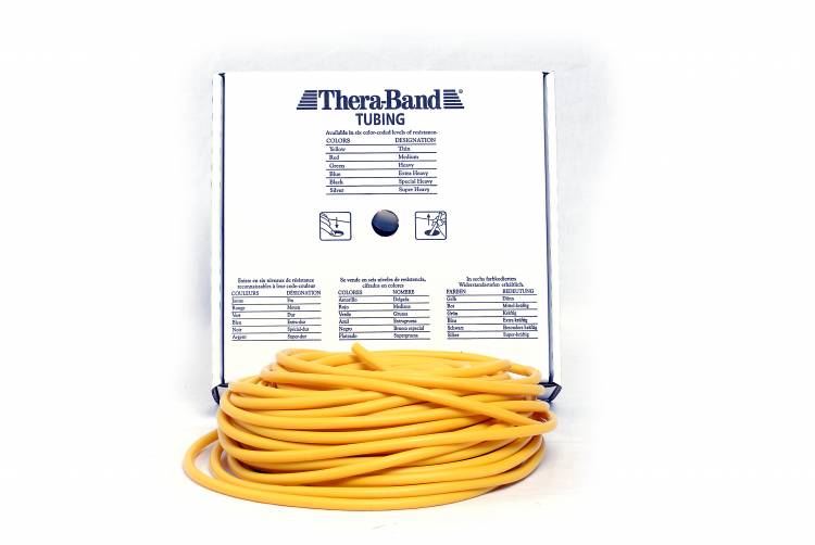 Öffne TheraBand Tubing 30,5 m gelb – leichter Widerstand