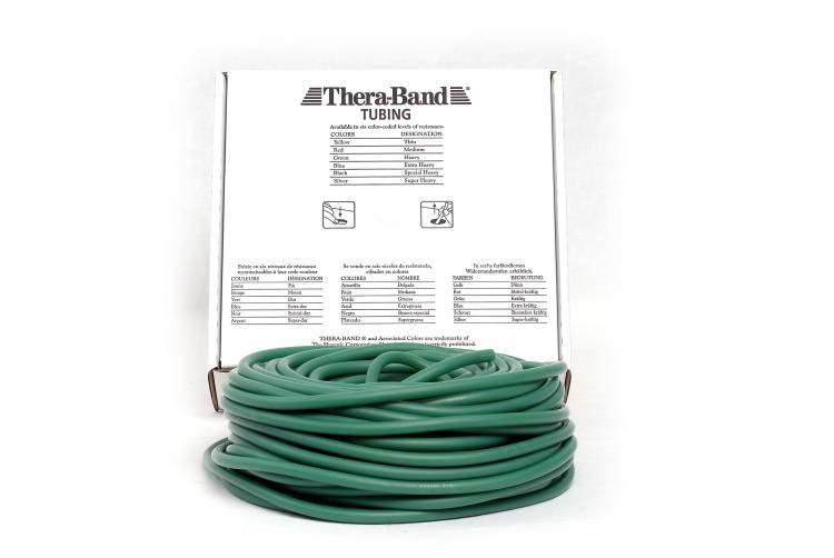 Öffne TheraBand Tubing 30,5 m grün – starker Widerstand