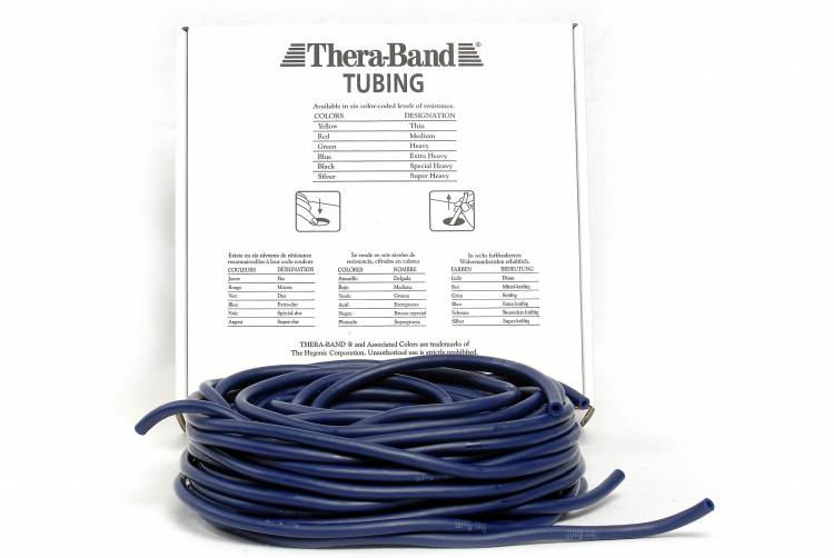 Öffne TheraBand® Tubing blau – extra stark, 30,5 m Rolle