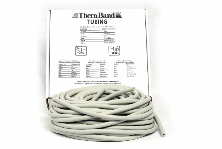 Öffne TheraBand® Tubing Silber – super stark | 30,5 m