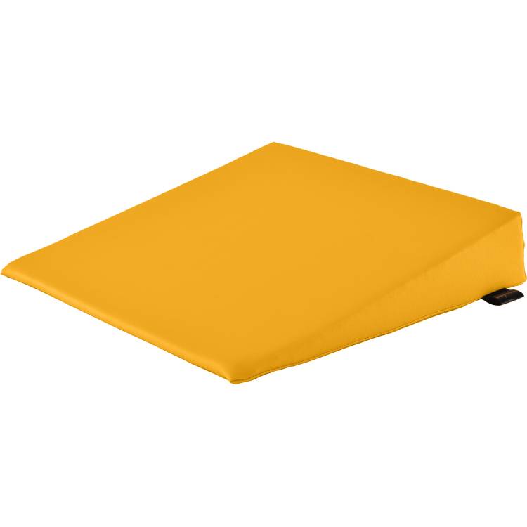 &Ouml;ffne Sitzkeilkissen eckig mit Kunstlederbezug, ca. 38 x 38 x 8/1 cm